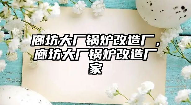 廊坊大廠鍋爐改造廠，廊坊大廠鍋爐改造廠家