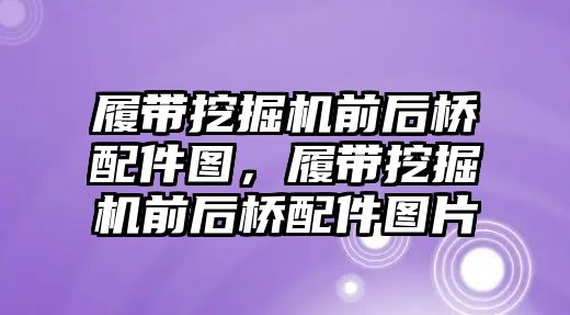 履帶挖掘機前后橋配件圖，履帶挖掘機前后橋配件圖片