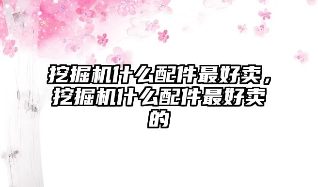 挖掘機(jī)什么配件最好賣，挖掘機(jī)什么配件最好賣的