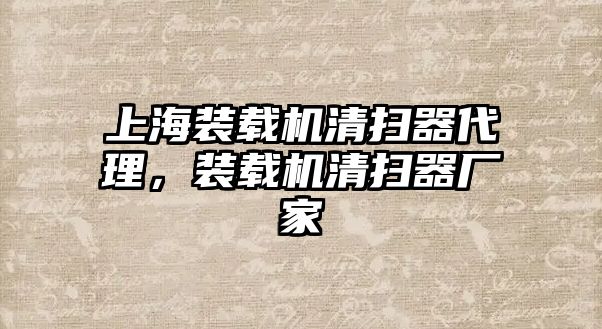 上海裝載機(jī)清掃器代理，裝載機(jī)清掃器廠家