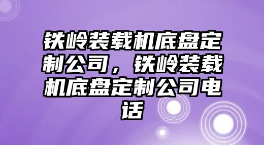 鐵嶺裝載機(jī)底盤定制公司，鐵嶺裝載機(jī)底盤定制公司電話