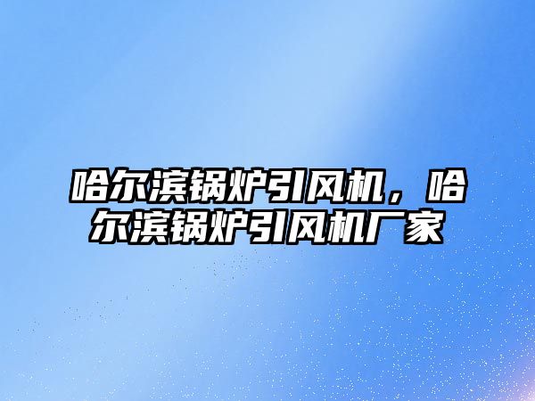 哈爾濱鍋爐引風機，哈爾濱鍋爐引風機廠家