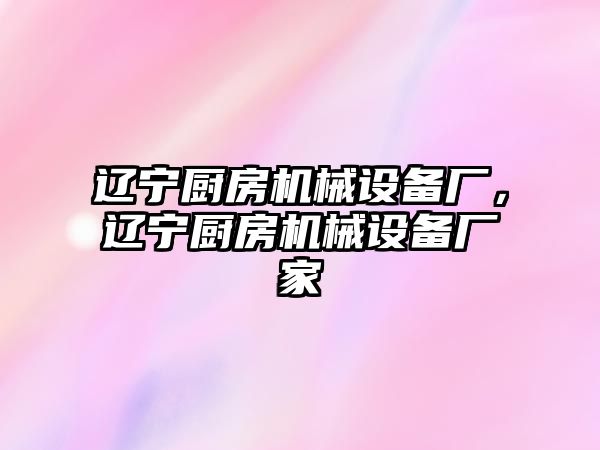 遼寧廚房機(jī)械設(shè)備廠，遼寧廚房機(jī)械設(shè)備廠家