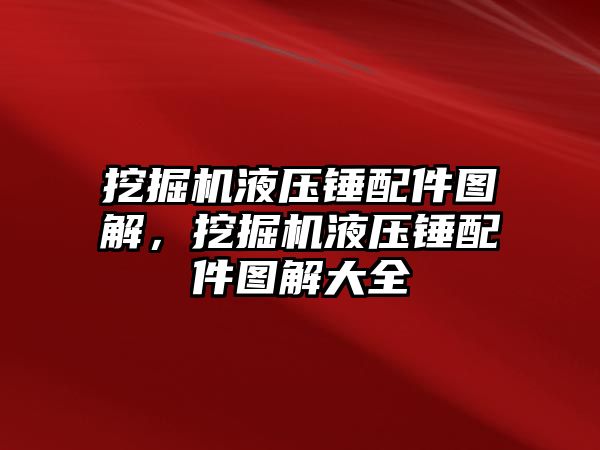 挖掘機液壓錘配件圖解，挖掘機液壓錘配件圖解大全