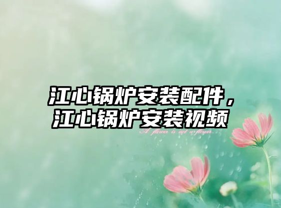 江心鍋爐安裝配件，江心鍋爐安裝視頻