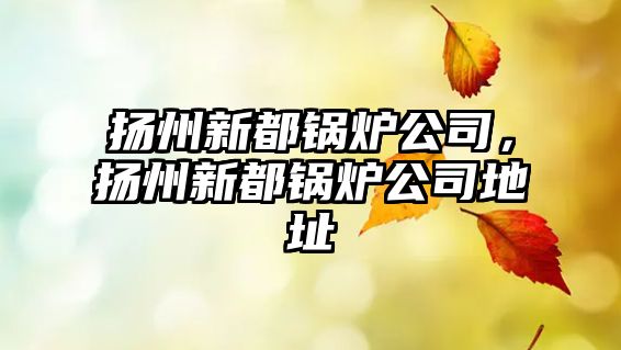 揚(yáng)州新都鍋爐公司，揚(yáng)州新都鍋爐公司地址