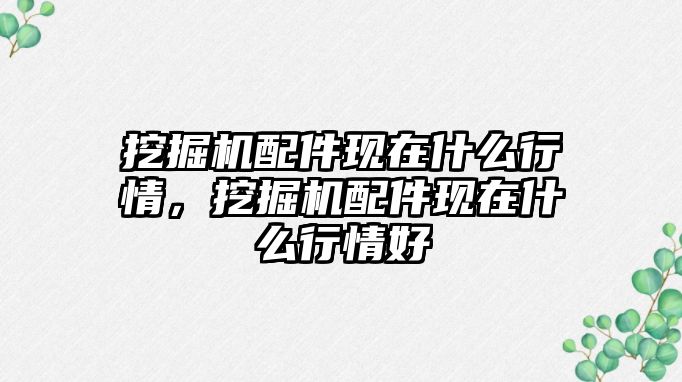 挖掘機配件現(xiàn)在什么行情，挖掘機配件現(xiàn)在什么行情好