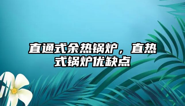 直通式余熱鍋爐，直熱式鍋爐優(yōu)缺點