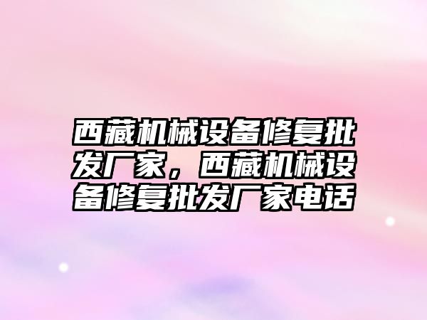 西藏機械設備修復批發(fā)廠家，西藏機械設備修復批發(fā)廠家電話