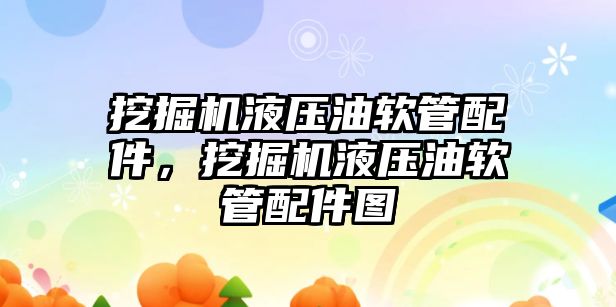 挖掘機液壓油軟管配件，挖掘機液壓油軟管配件圖