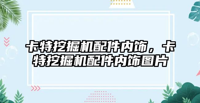 卡特挖掘機配件內(nèi)飾，卡特挖掘機配件內(nèi)飾圖片