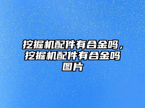 挖掘機配件有合金嗎，挖掘機配件有合金嗎圖片