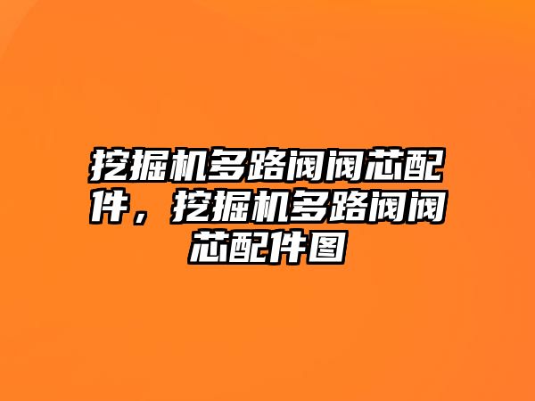 挖掘機(jī)多路閥閥芯配件，挖掘機(jī)多路閥閥芯配件圖