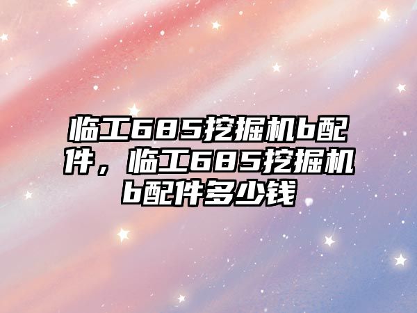 臨工685挖掘機(jī)b配件，臨工685挖掘機(jī)b配件多少錢(qián)