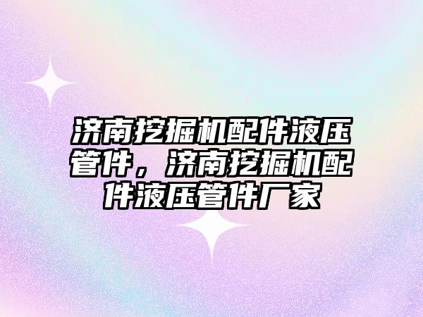 濟南挖掘機配件液壓管件，濟南挖掘機配件液壓管件廠家