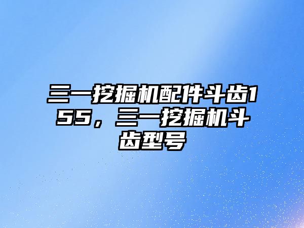 三一挖掘機配件斗齒155，三一挖掘機斗齒型號