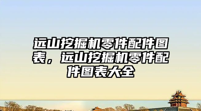 遠山挖掘機零件配件圖表，遠山挖掘機零件配件圖表大全