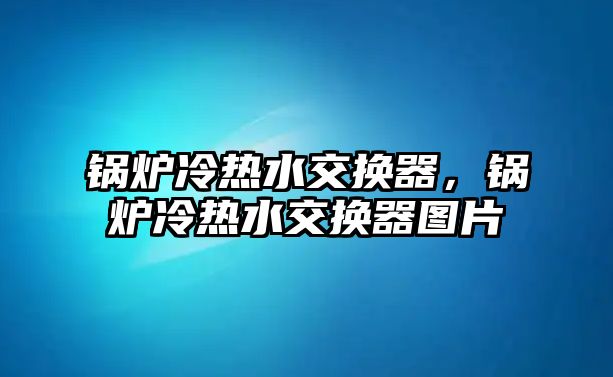 鍋爐冷熱水交換器，鍋爐冷熱水交換器圖片