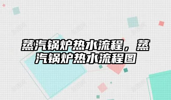 蒸汽鍋爐熱水流程，蒸汽鍋爐熱水流程圖