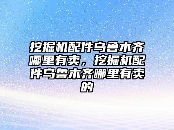 挖掘機配件烏魯木齊哪里有賣，挖掘機配件烏魯木齊哪里有賣的