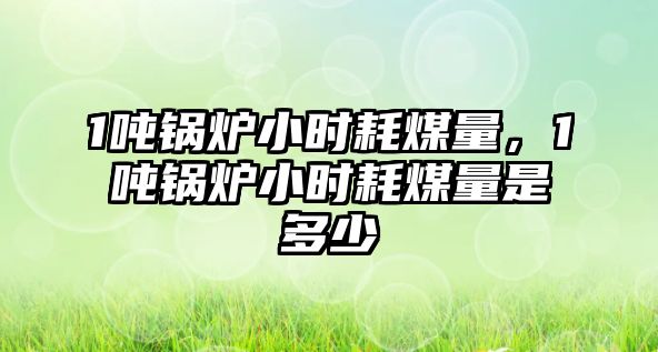 1噸鍋爐小時耗煤量，1噸鍋爐小時耗煤量是多少