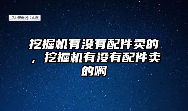 挖掘機(jī)有沒(méi)有配件賣(mài)的，挖掘機(jī)有沒(méi)有配件賣(mài)的啊