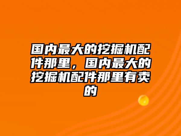 國(guó)內(nèi)最大的挖掘機(jī)配件那里，國(guó)內(nèi)最大的挖掘機(jī)配件那里有賣的