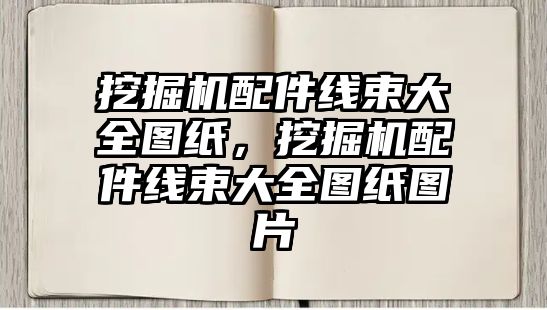 挖掘機配件線束大全圖紙，挖掘機配件線束大全圖紙圖片