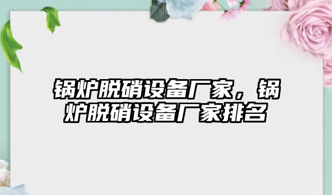 鍋爐脫硝設備廠家，鍋爐脫硝設備廠家排名