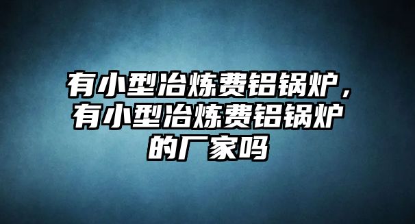 有小型冶煉費(fèi)鋁鍋爐，有小型冶煉費(fèi)鋁鍋爐的廠家嗎