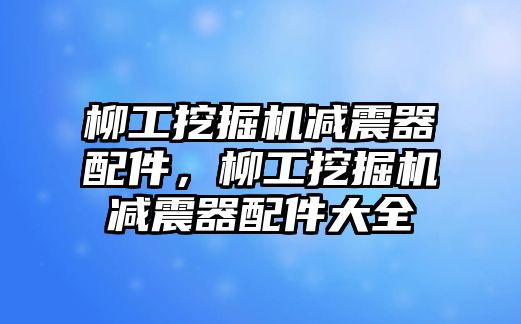 柳工挖掘機(jī)減震器配件，柳工挖掘機(jī)減震器配件大全