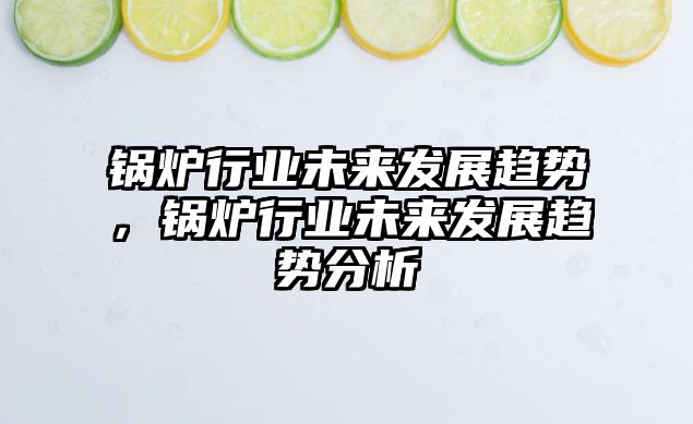 鍋爐行業(yè)未來發(fā)展趨勢，鍋爐行業(yè)未來發(fā)展趨勢分析