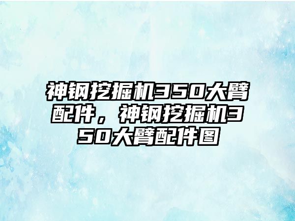 神鋼挖掘機(jī)350大臂配件，神鋼挖掘機(jī)350大臂配件圖