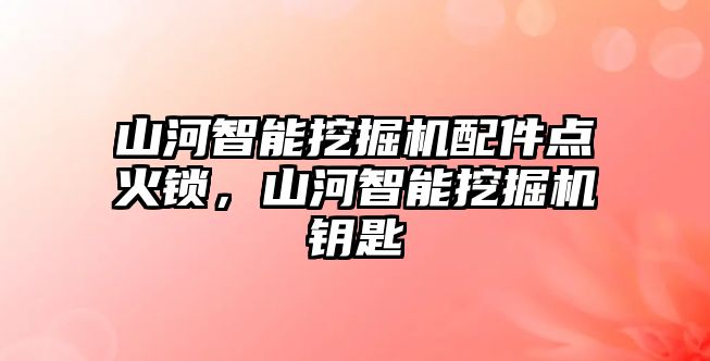 山河智能挖掘機配件點火鎖，山河智能挖掘機鑰匙