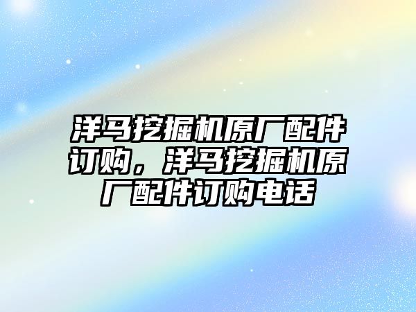 洋馬挖掘機(jī)原廠配件訂購，洋馬挖掘機(jī)原廠配件訂購電話