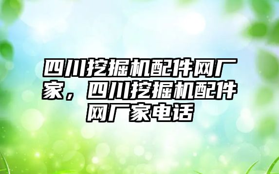 四川挖掘機配件網(wǎng)廠家，四川挖掘機配件網(wǎng)廠家電話