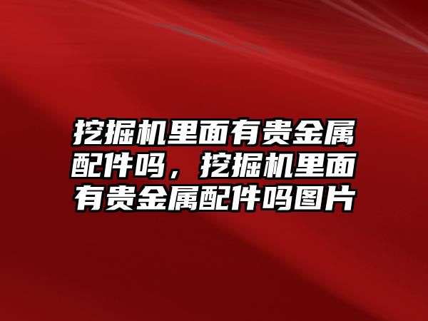 挖掘機里面有貴金屬配件嗎，挖掘機里面有貴金屬配件嗎圖片