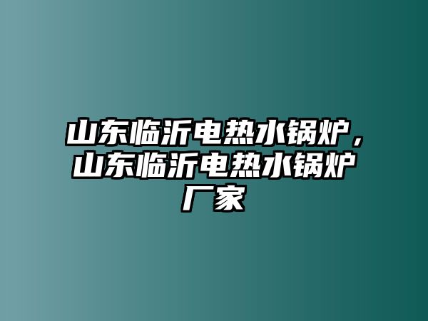 山東臨沂電熱水鍋爐，山東臨沂電熱水鍋爐廠家