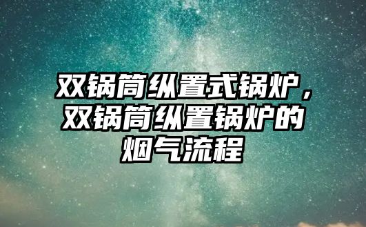 雙鍋筒縱置式鍋爐，雙鍋筒縱置鍋爐的煙氣流程