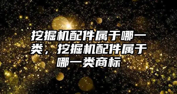 挖掘機配件屬于哪一類，挖掘機配件屬于哪一類商標(biāo)