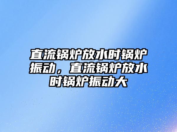 直流鍋爐放水時鍋爐振動，直流鍋爐放水時鍋爐振動大