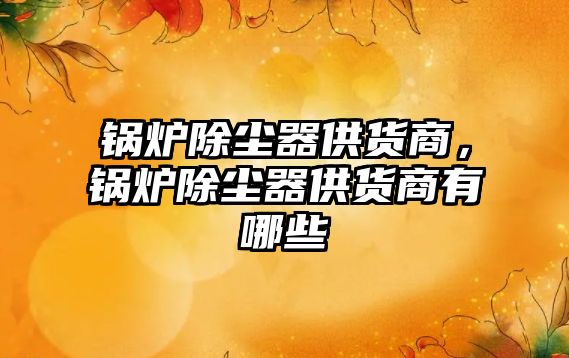 鍋爐除塵器供貨商，鍋爐除塵器供貨商有哪些