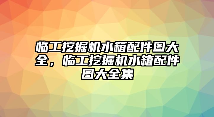 臨工挖掘機水箱配件圖大全，臨工挖掘機水箱配件圖大全集