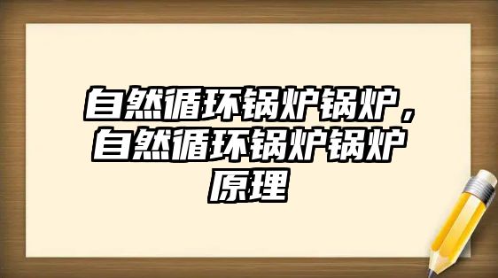 自然循環(huán)鍋爐鍋爐，自然循環(huán)鍋爐鍋爐原理