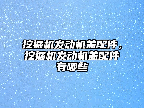 挖掘機發(fā)動機蓋配件，挖掘機發(fā)動機蓋配件有哪些