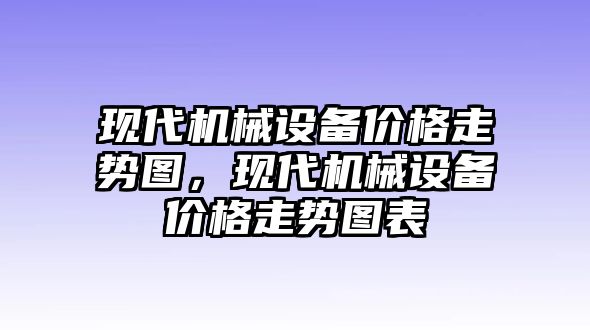 現(xiàn)代機(jī)械設(shè)備價(jià)格走勢(shì)圖，現(xiàn)代機(jī)械設(shè)備價(jià)格走勢(shì)圖表