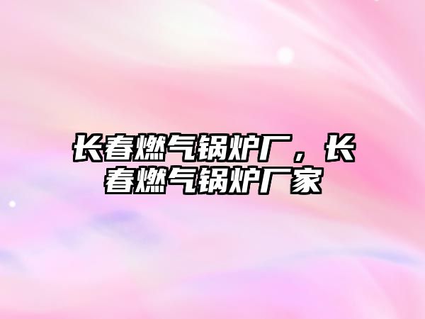 長(zhǎng)春燃?xì)忮仩t廠，長(zhǎng)春燃?xì)忮仩t廠家