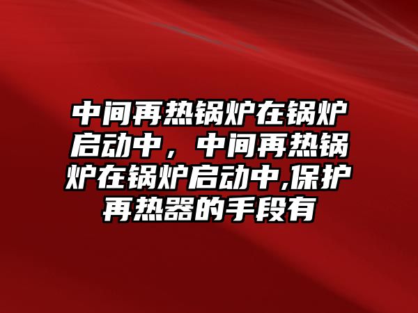 中間再熱鍋爐在鍋爐啟動(dòng)中，中間再熱鍋爐在鍋爐啟動(dòng)中,保護(hù)再熱器的手段有