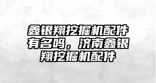 鑫銀翔挖掘機(jī)配件有名嗎，濟(jì)南鑫銀翔挖掘機(jī)配件