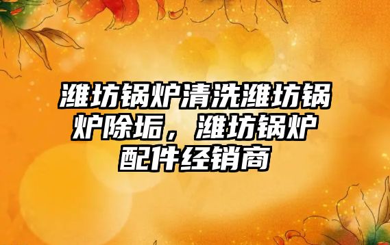 濰坊鍋爐清洗濰坊鍋爐除垢，濰坊鍋爐配件經(jīng)銷商